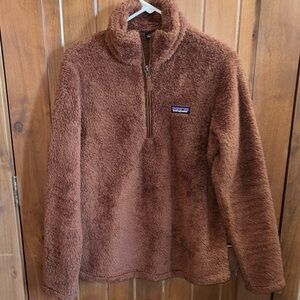 Patagonia Brown Fleece Pullover Hoodie
